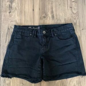 Madewell black cutoff shorts - size 26